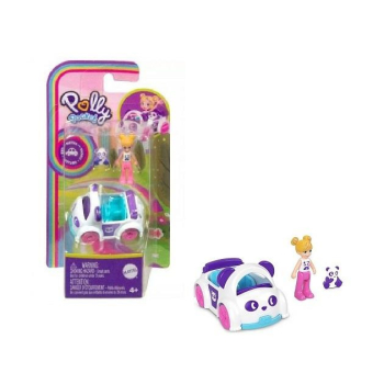 Polly Pocket. Figurka z pojazdem - Panda HKV56